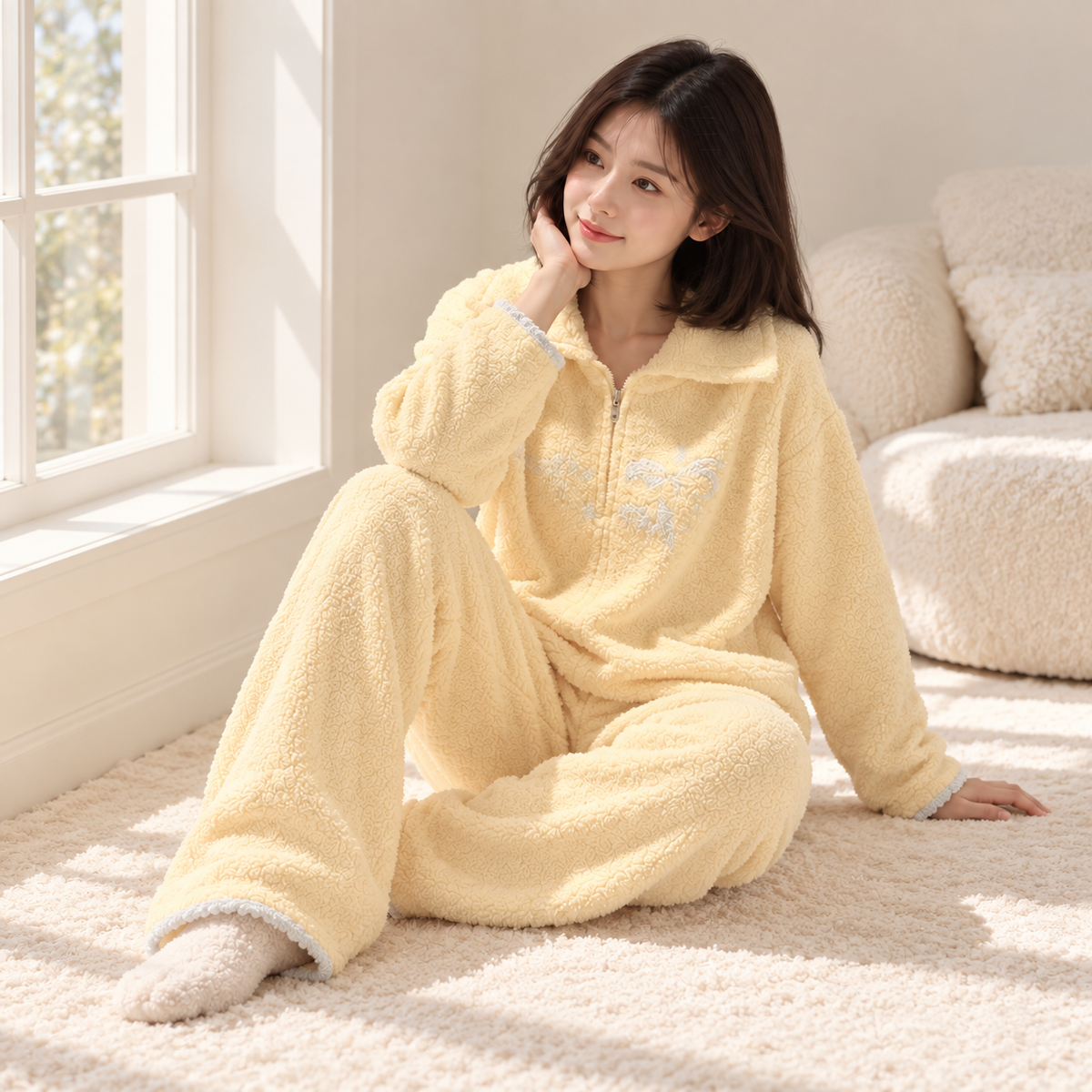 Textured Cozy Lounge Set