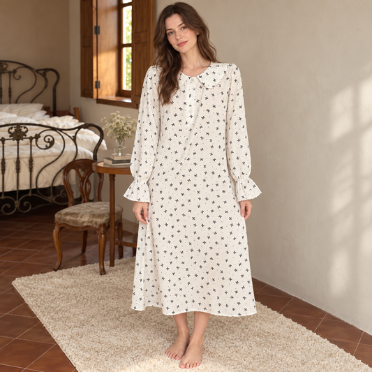 Bow-Print Nightdress