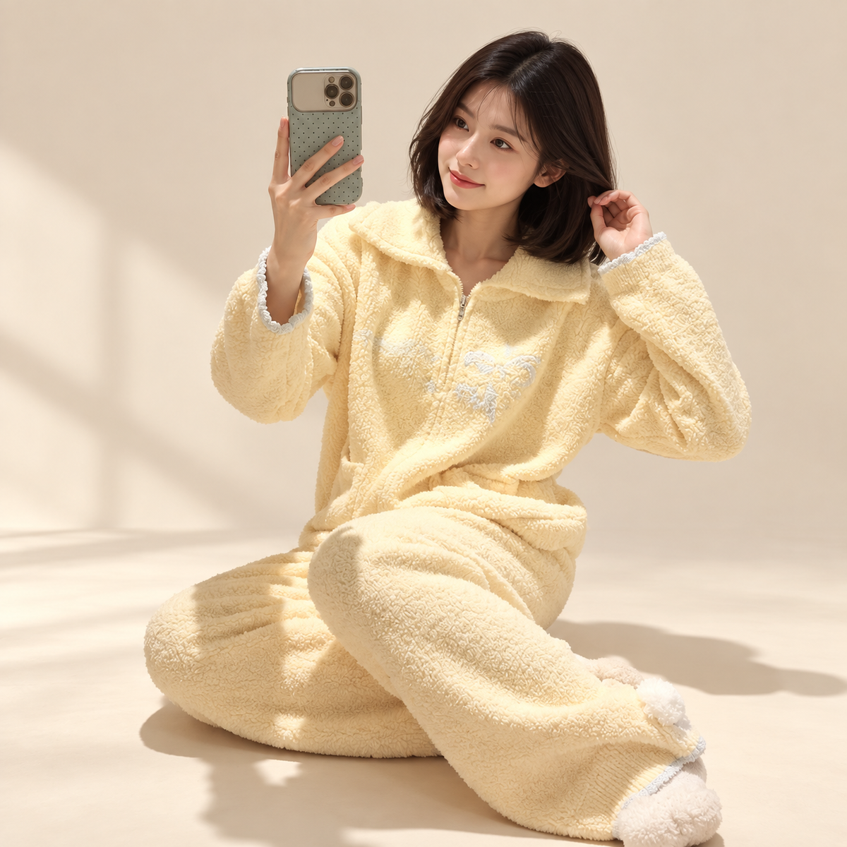 Textured Cozy Lounge Set