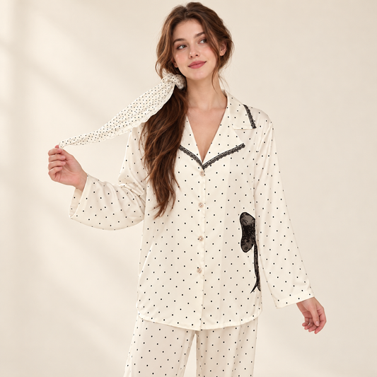 Polka-Dot Pajama Set