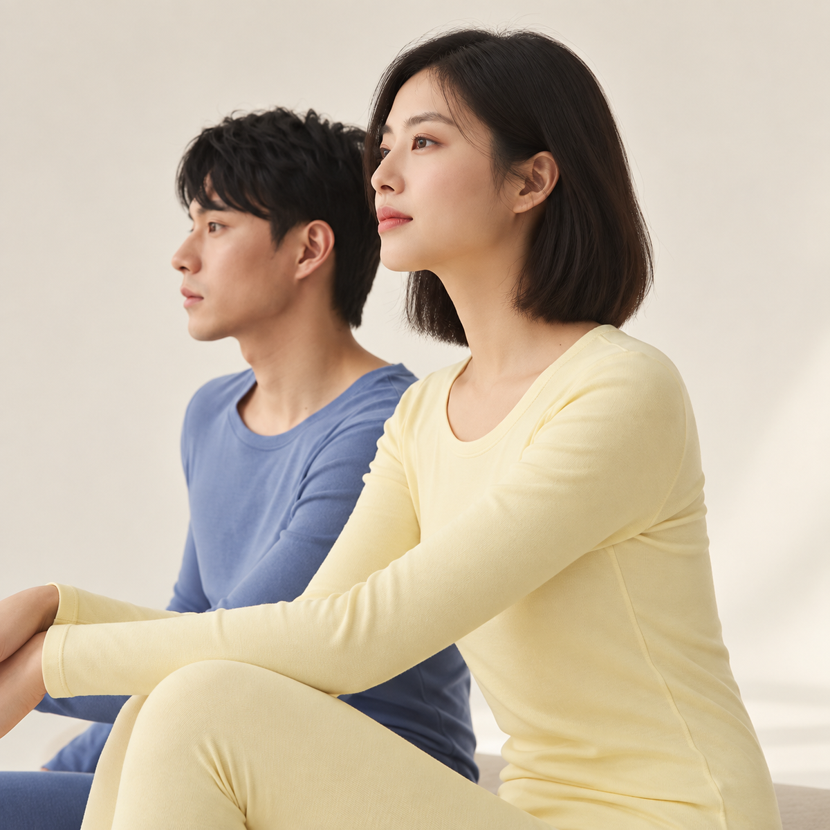 Cotton-Blend Thermal Base Layer Set