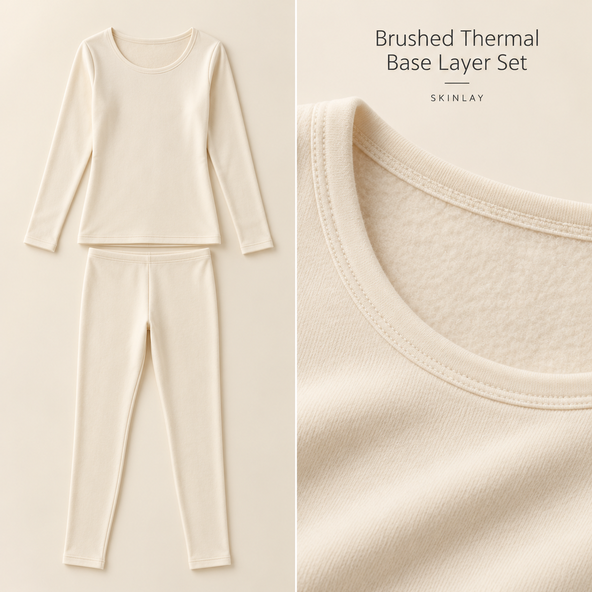 Brushed Thermal Base Layer Set