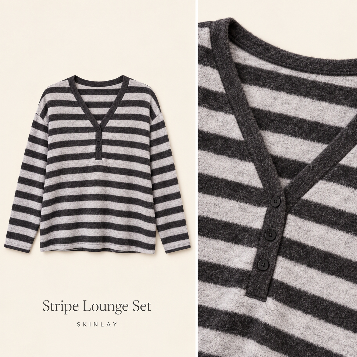 Stripe Lounge Set